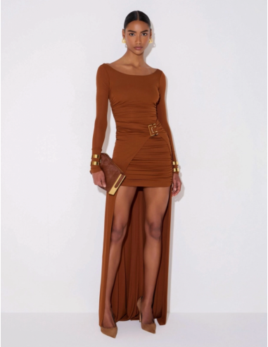 Elisabetta Franchi evening gown with train women