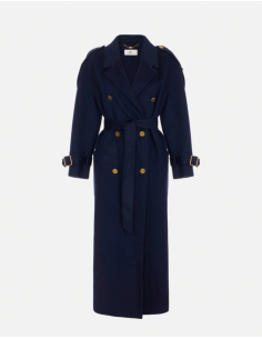 Elisabetta Franchi double cloth coat women