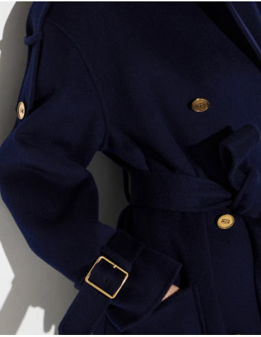 Elisabetta Franchi Italian wool coat women
