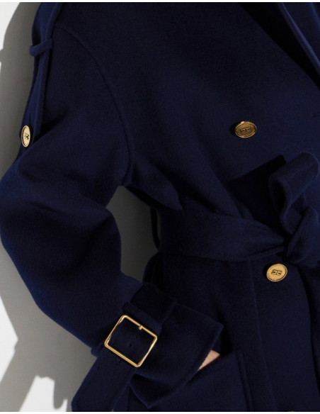 Elisabetta Franchi Italian wool coat women