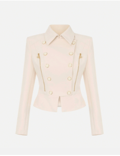 Elisabetta Franchi blazer structuré coupe ajustée