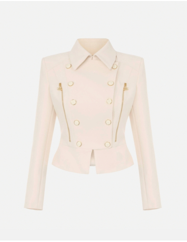 Elisabetta Franchi blazer structuré coupe ajustée