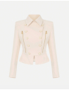 Elisabetta Franchi blazer structuré coupe ajustée