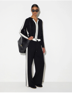 Elisabetta Franchi knit trousers with logo