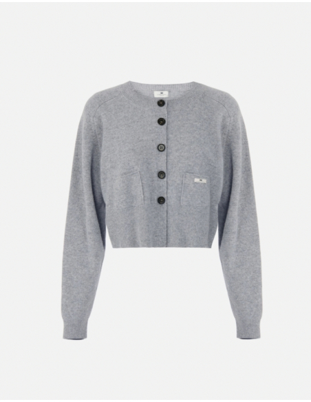 Elisabetta Franchi wool and cashmere cardigan women