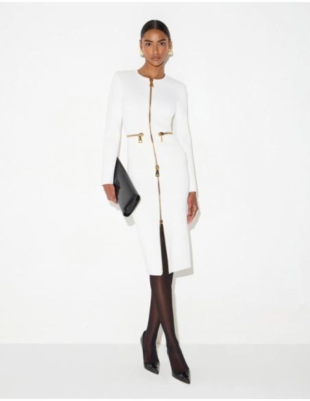 Elisabetta Franchi fitted cardigan with structured shoulders