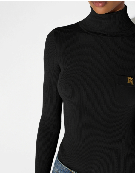 Elisabetta Franchi pull en maille avec détails ajourés