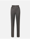 Elisabetta Franchi pantalon en laine froide femme