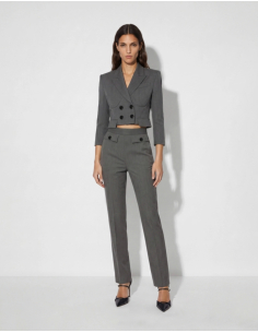 Elisabetta Franchi cool wool trousers women 2
