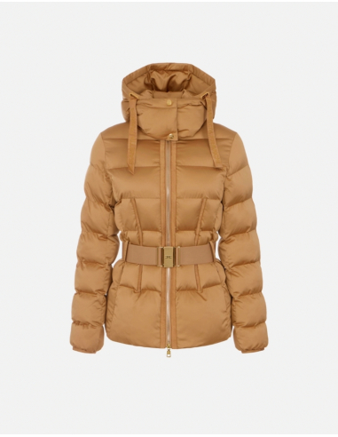 Elisabetta Franchi voile fabric jacket with jewel belt