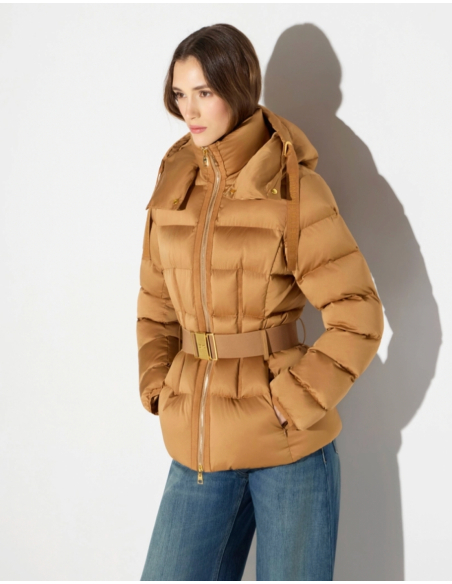 Elisabetta Franchi jacket with jewel buckle belt