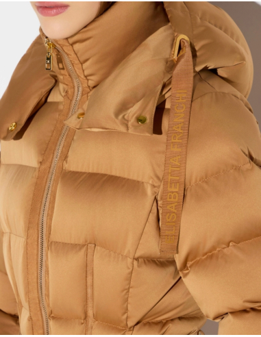Elisabetta Franchi veste à capuche et fermeture zippée