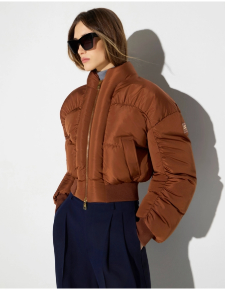 Elisabetta Franchi anorak élégant avec capuche