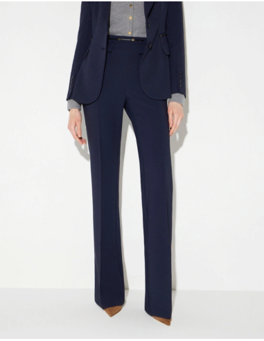 Elisabetta Franchi double crepe tailored trousers