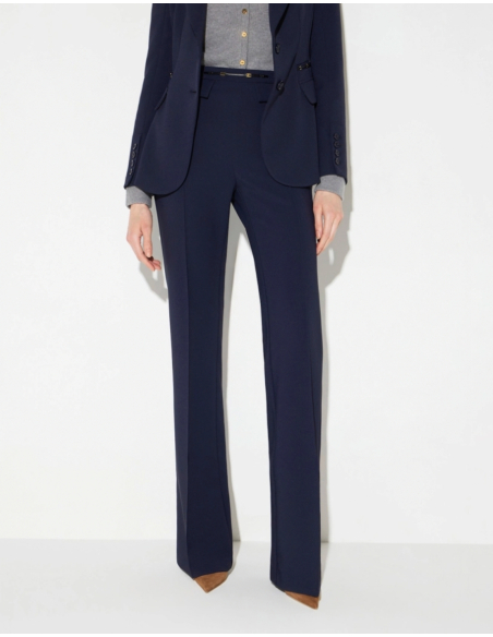 Elisabetta Franchi double crepe tailored trousers