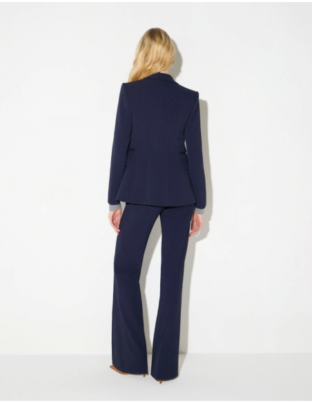 Elisabetta Franchi pantalon Essential avec détail logo