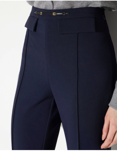 Elisabetta Franchi pantalon tailleur en double crêpe
