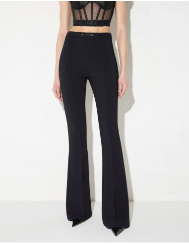 Elisabetta Franchi trousers with signature horsebit waist
