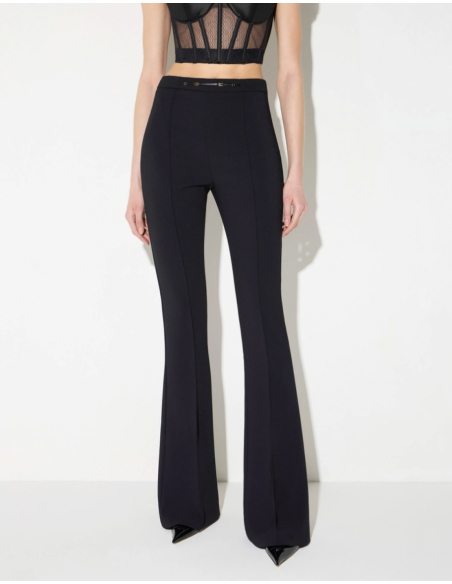 Elisabetta Franchi trousers with signature horsebit waist