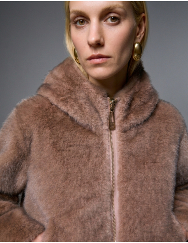 Liu Jo beige jacket with drawstring hem