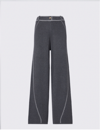 Liu Jo knit trousers with contrast stitching