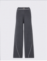 Liu Jo pantalon en maille avec surpiqûres contrastées