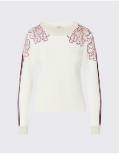 Liu Jo jacquard knit sweater women