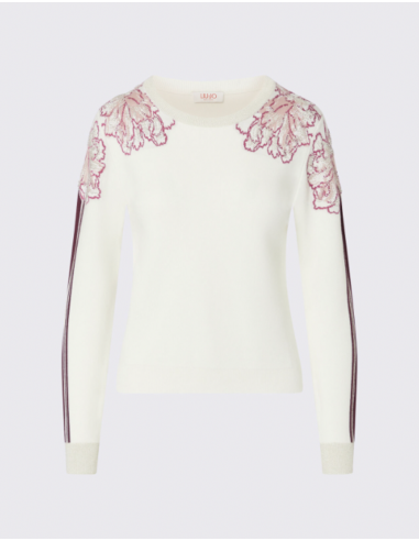 Liu Jo jacquard knit sweater women