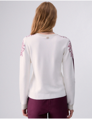 Liu Jo elegant jacquard sweater women