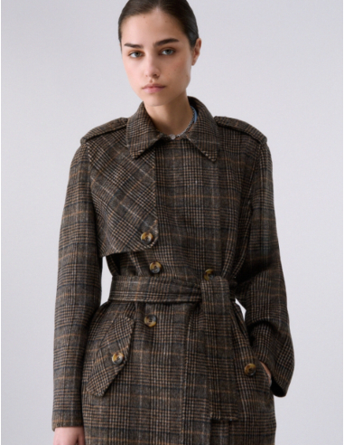 Liu Jo manteau en tissu double face