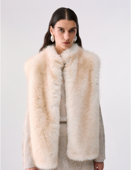 Liu Jo gilet sans manches en fausse fourrure