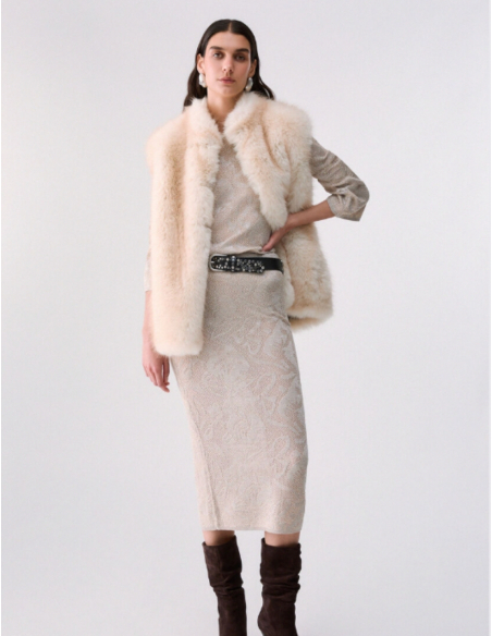 Liu Jo gilet doux effet fourrure luxe