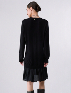 Liu Jo robe courte en maille Argyle 2