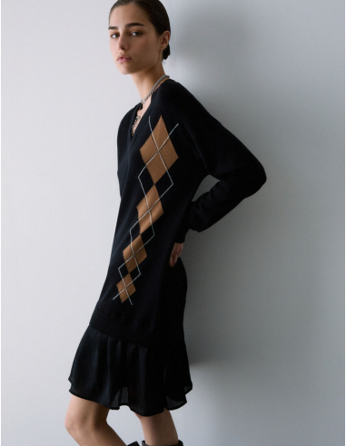 Liu Jo robe en maille graphique femme