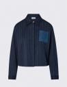 Liu Jo chemise rayée avec poche en denim