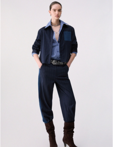 Liu Jo chemise bleu rayé femme
