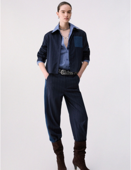 Liu Jo chemise bleu rayé femme