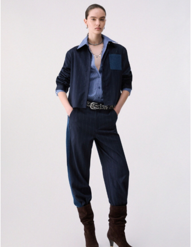 Liu Jo pantalon rayé élégant femme