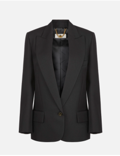 Elisabetta Franchi black wool jacket