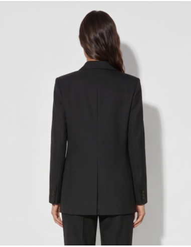 Elisabetta Franchi black jacket with structured shoulders