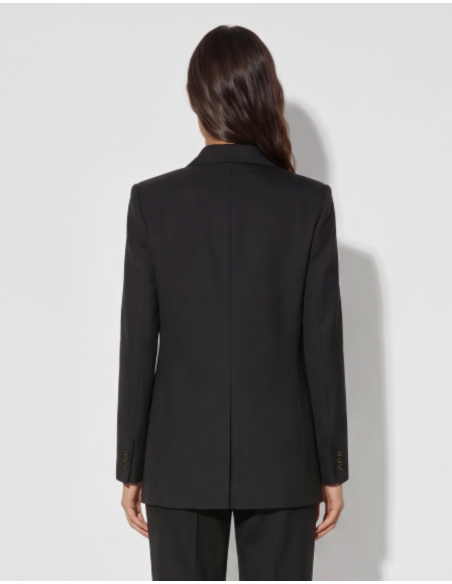 Elisabetta Franchi black jacket with structured shoulders