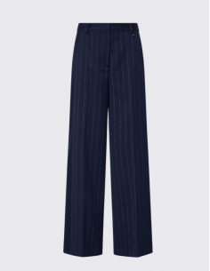 Liu Jo straight pinstripe trousers women
