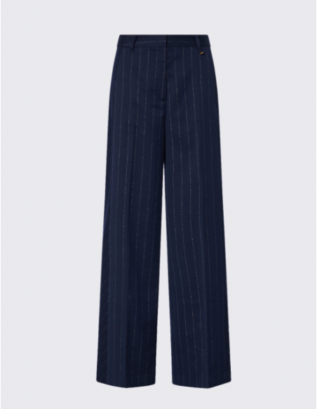Liu Jo pantalon droit à fines rayures femme