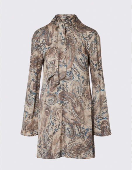 Liu Jo printed satin mini dress women
