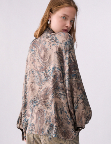 Liu Jo printed viscose satin blouse