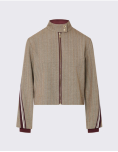 Liu Jo beige jacket with bicolor tape