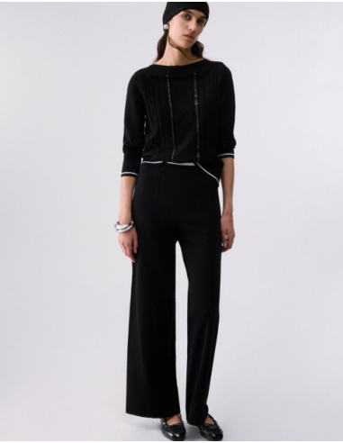Liu Jo pull en maille à col montant femme