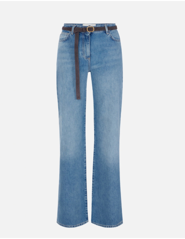 Elisabetta Franchi elegant palazzo jeans à Nice