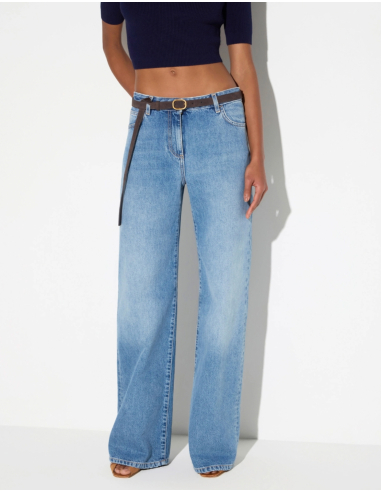 Elisabetta Franchi high-waist palazzo jeans