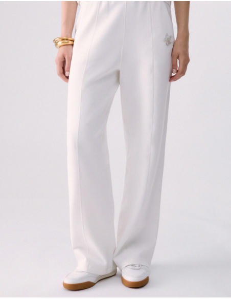 Liu Jo women’s white scuba trousers